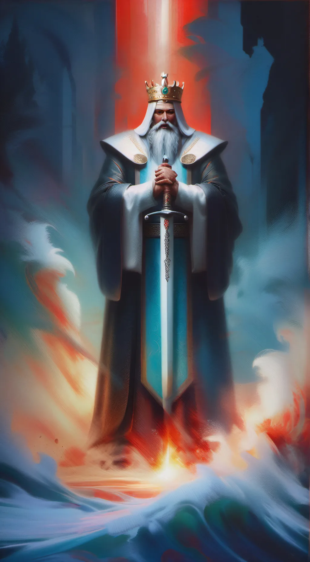 ai character: IMMORTAL KING background