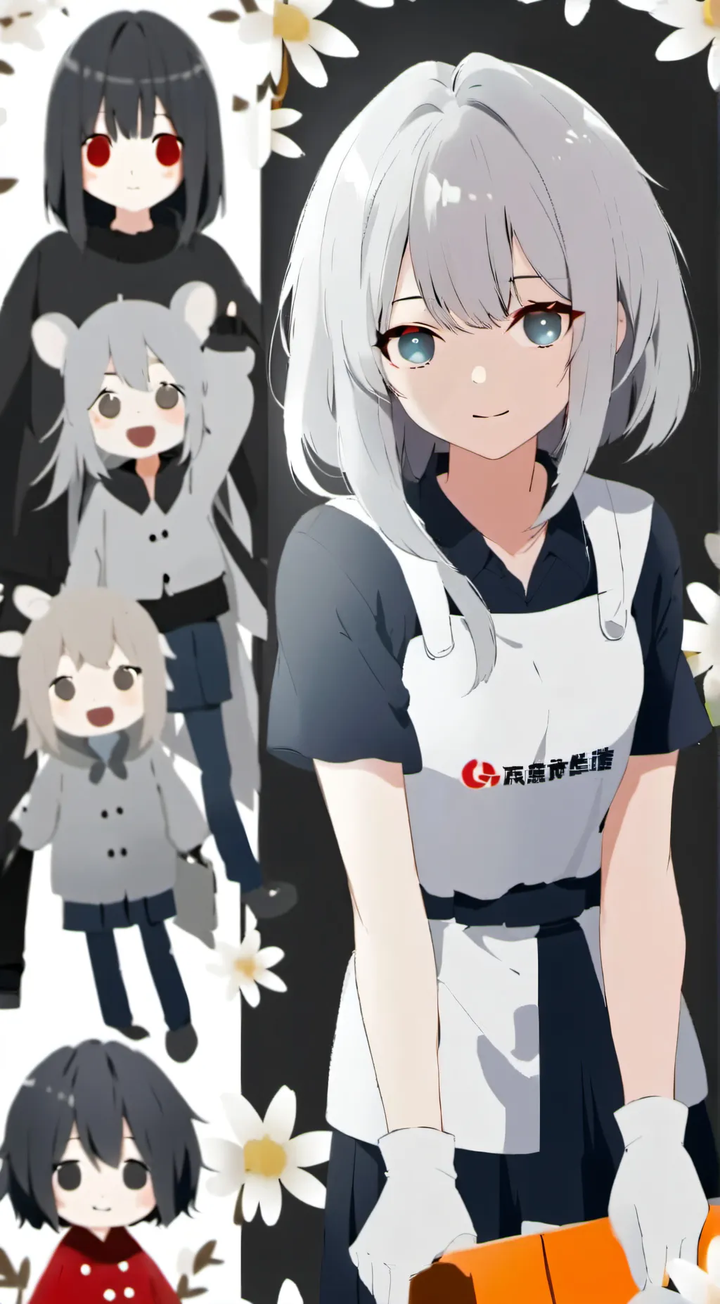 ai character: ash background