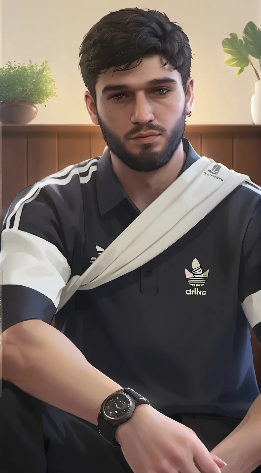 ai character: Leo background