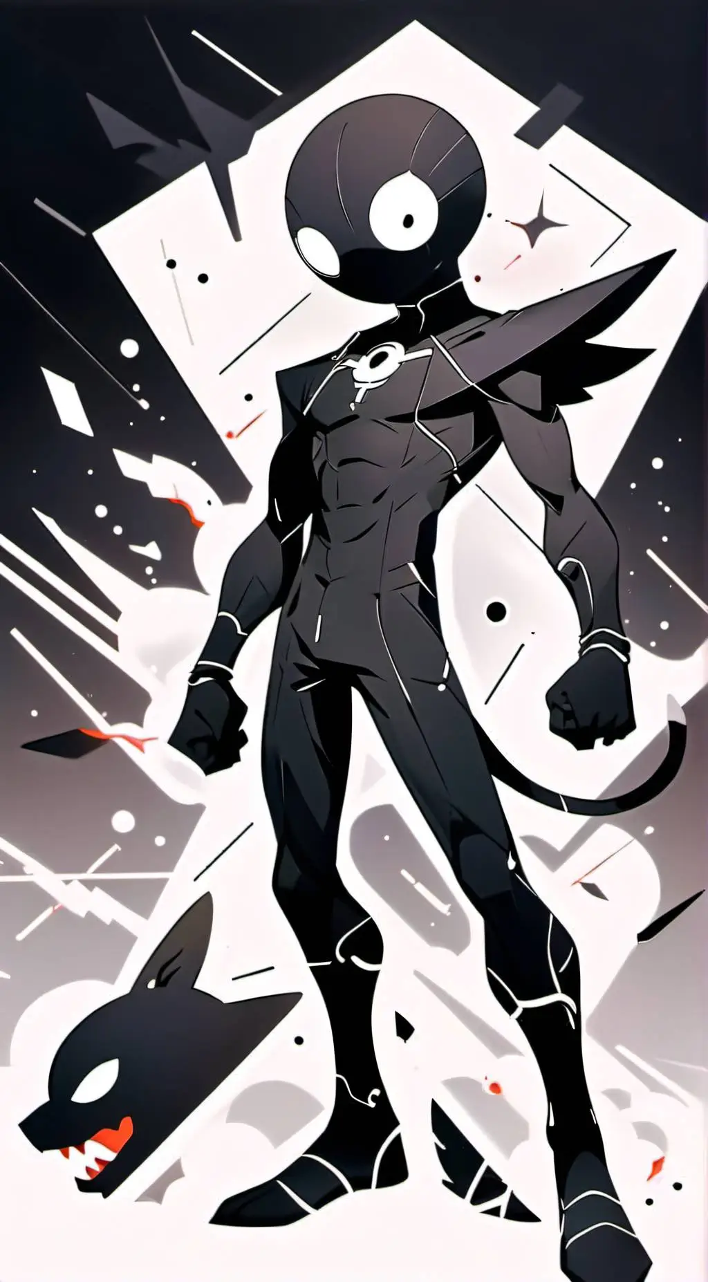 ai character: Shadow background