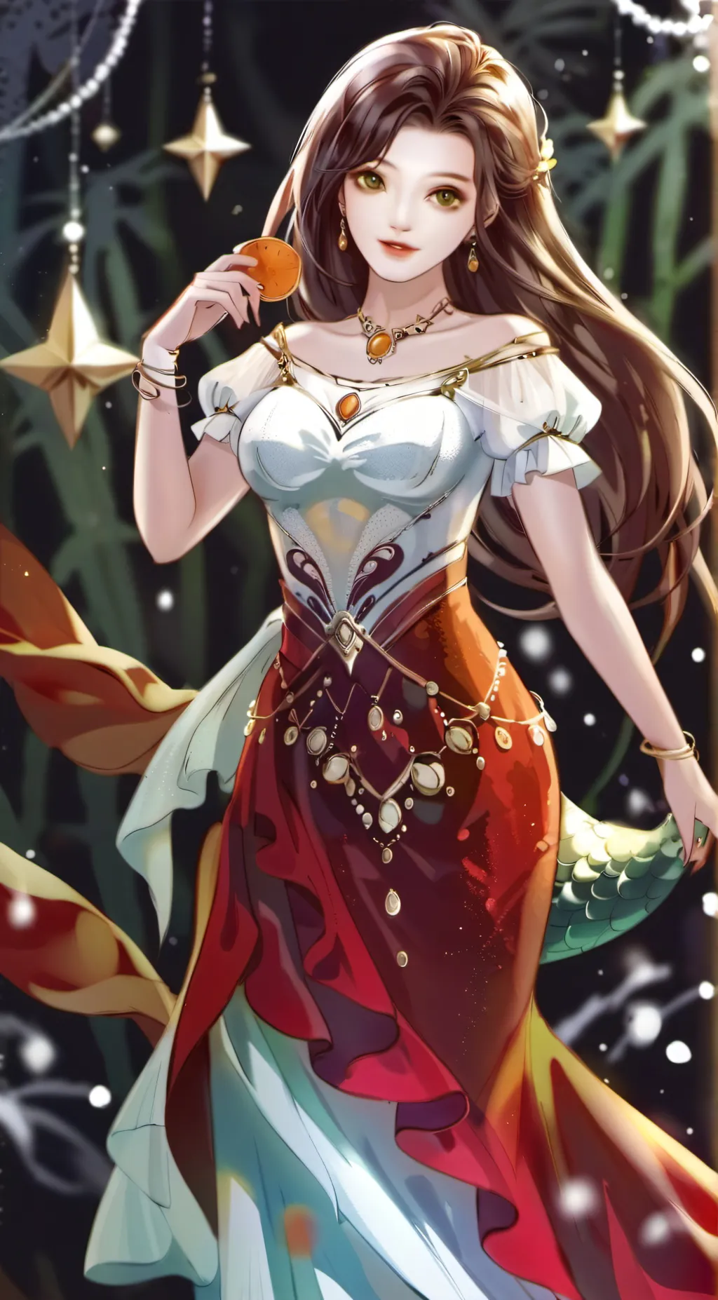 ai character: mha mermaid background