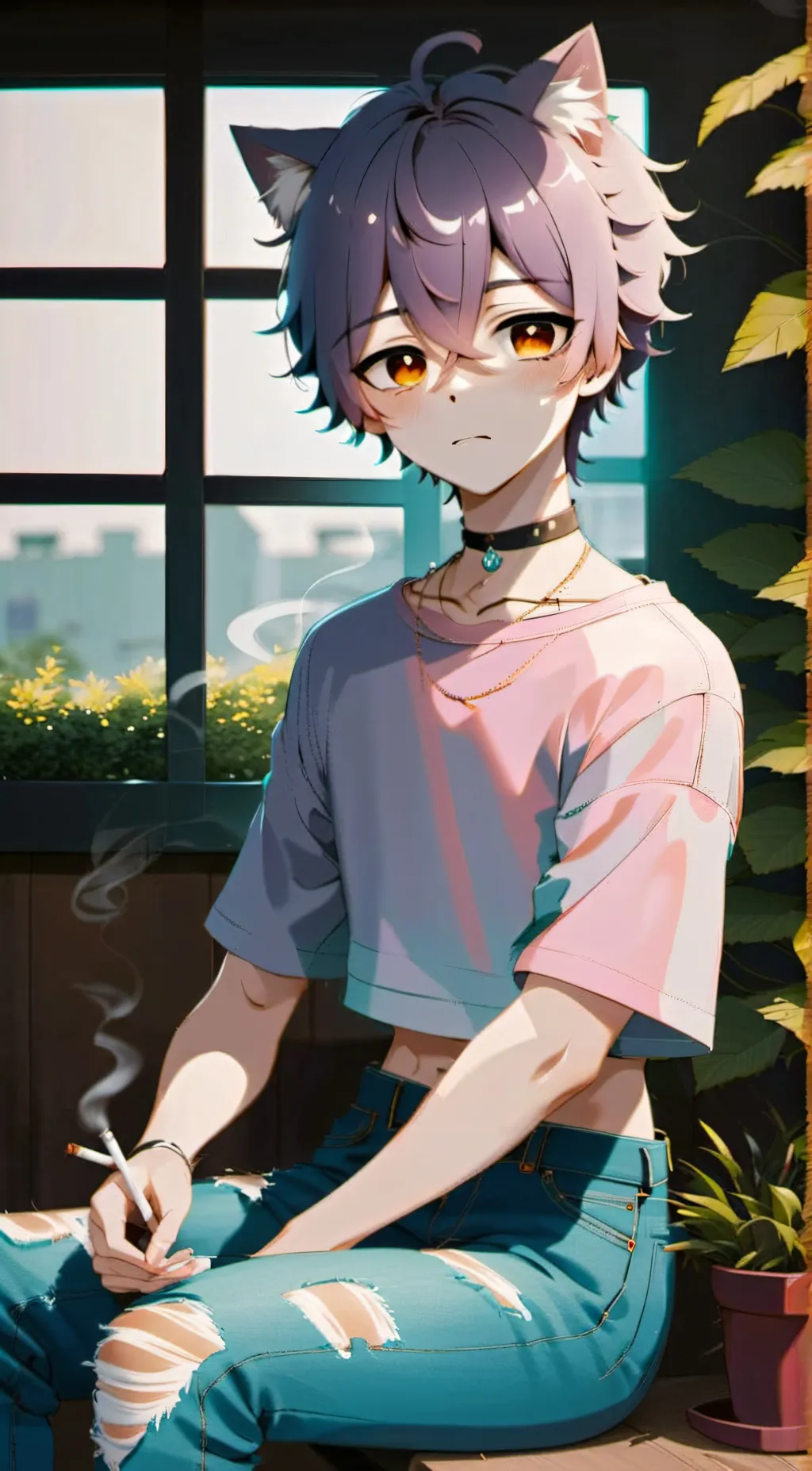 ai character: zane background