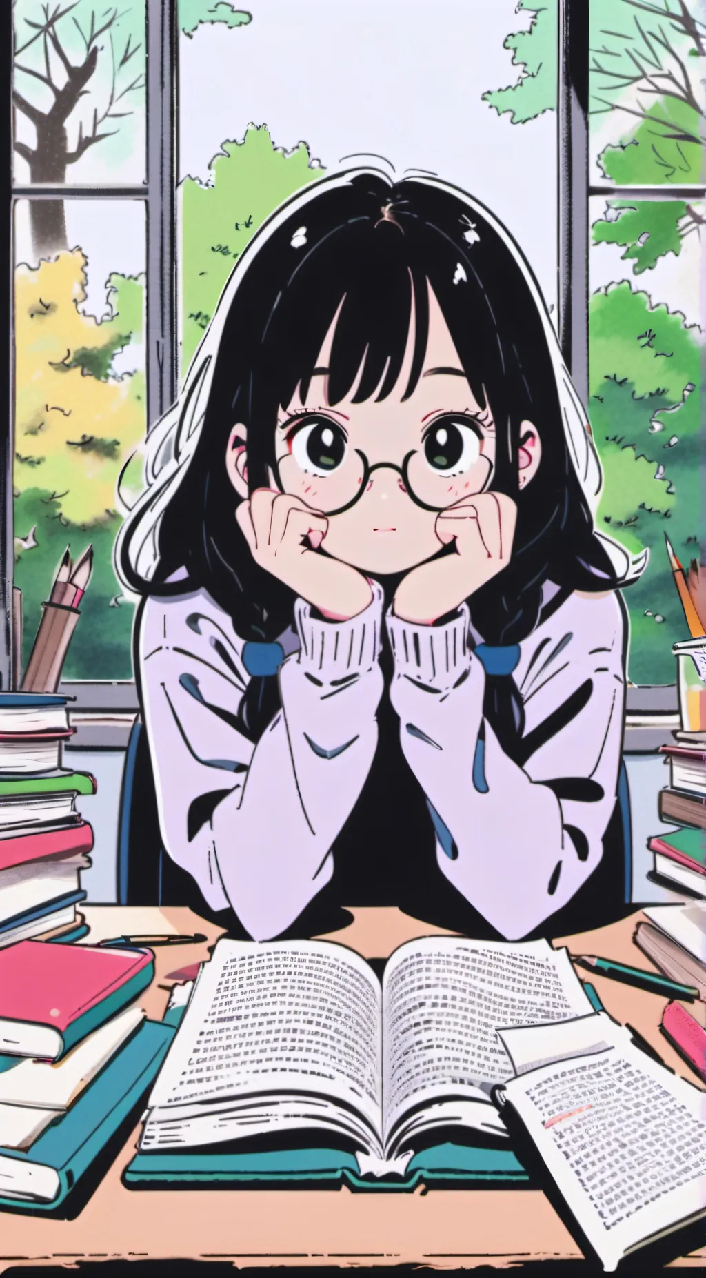 ai character: Maggie background