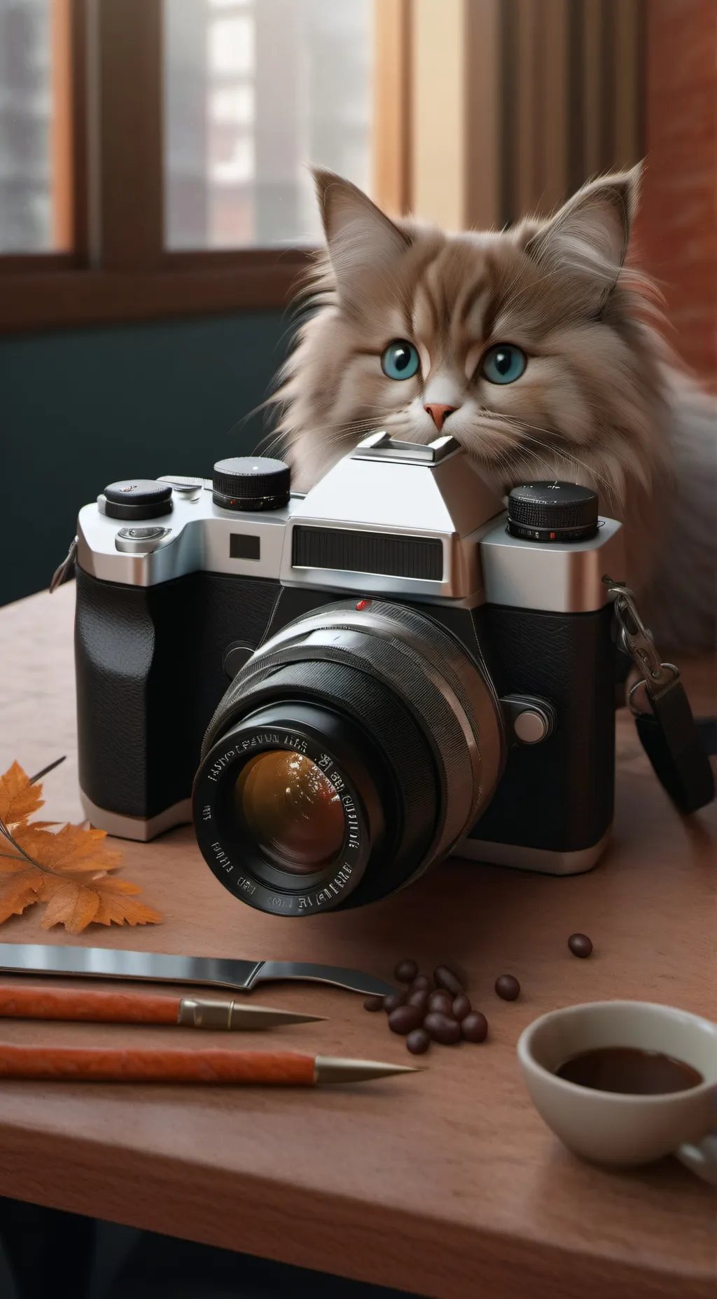 ai character: meow background