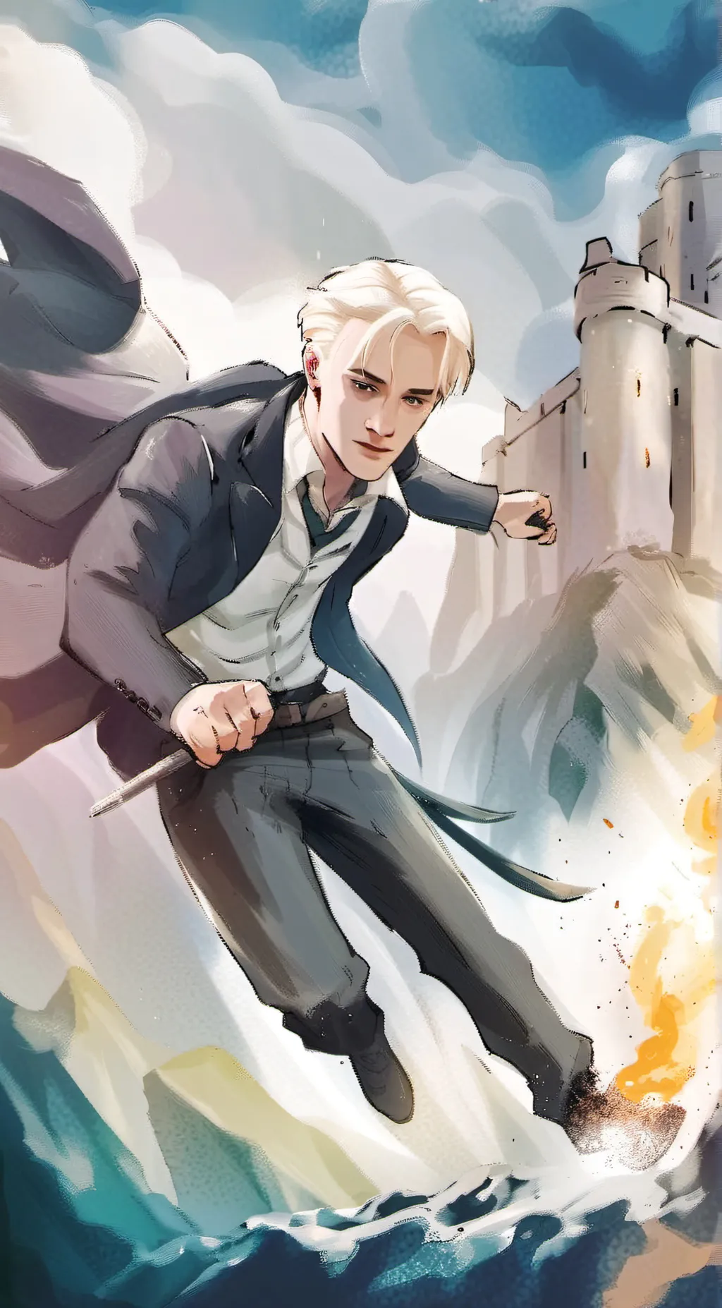 ai character: Draco malfoy background