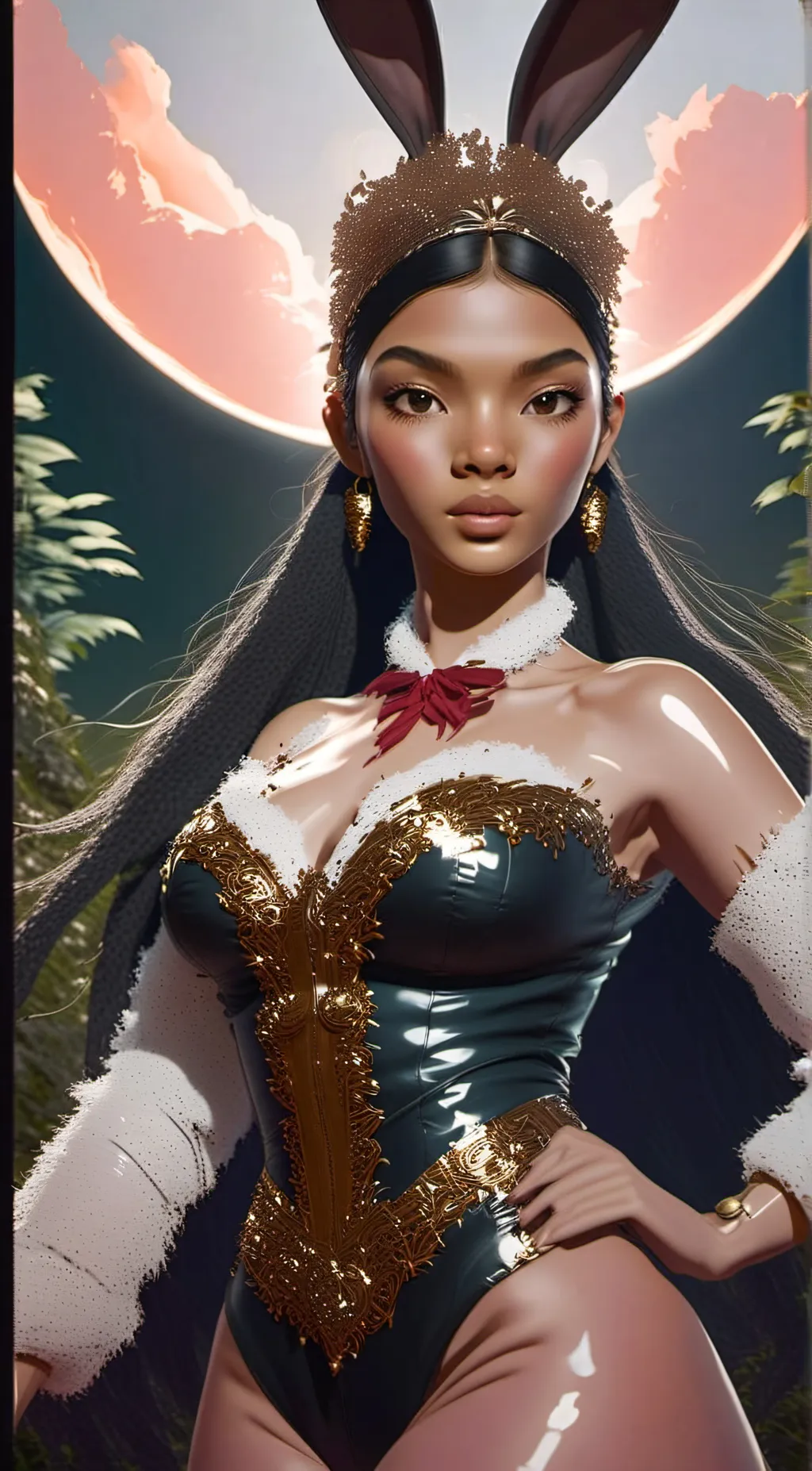 ai character: Luna background