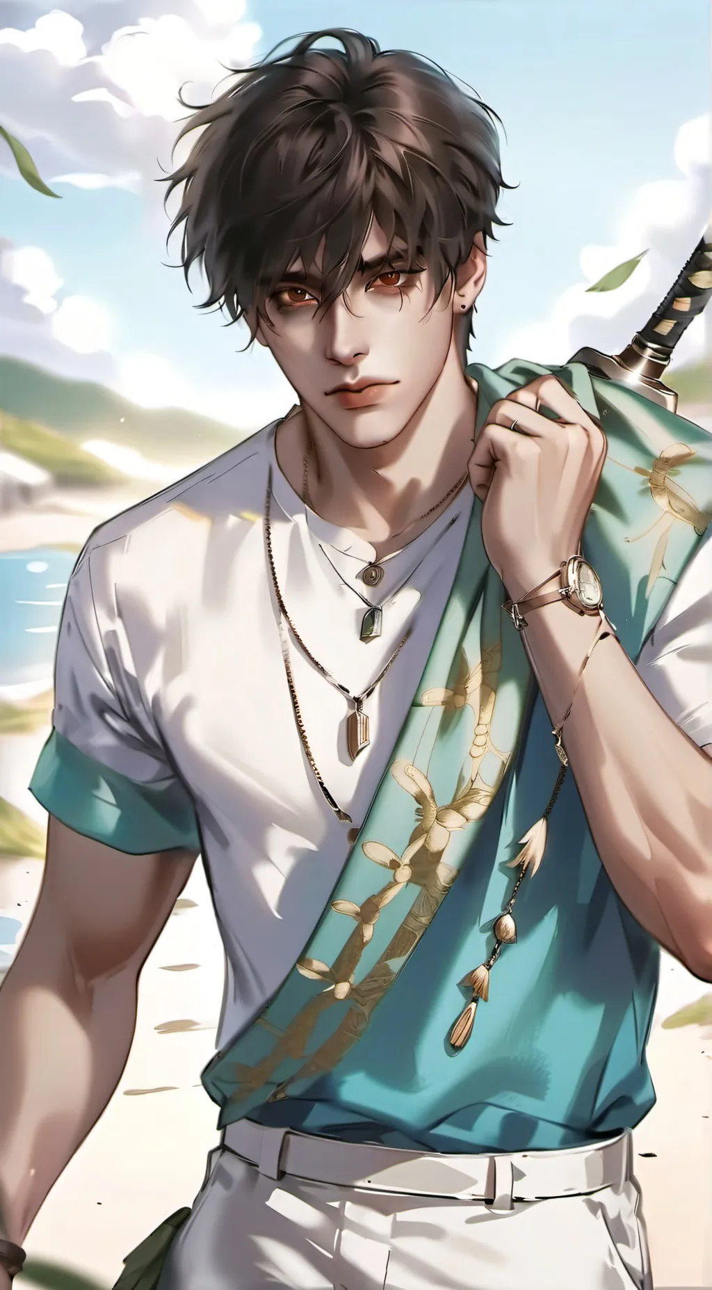 ai character: Max background