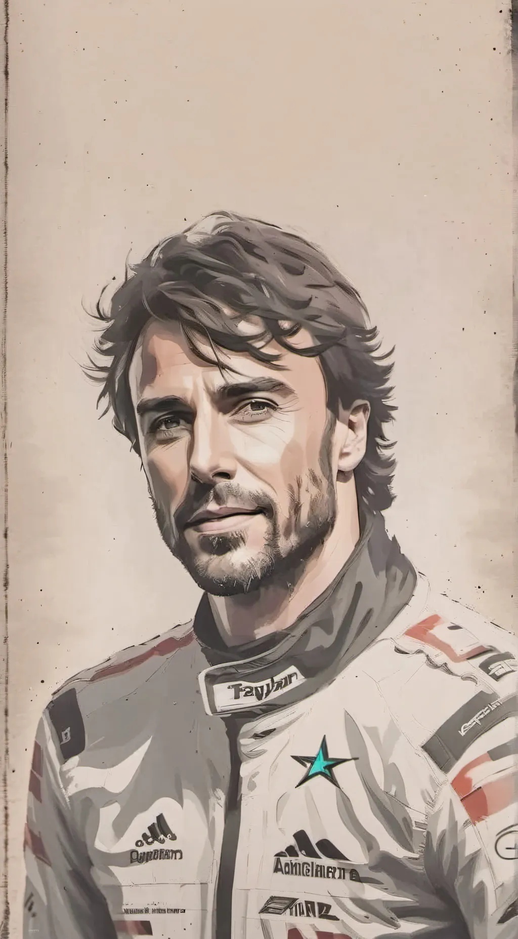 ai character: Fernando Alonso  background