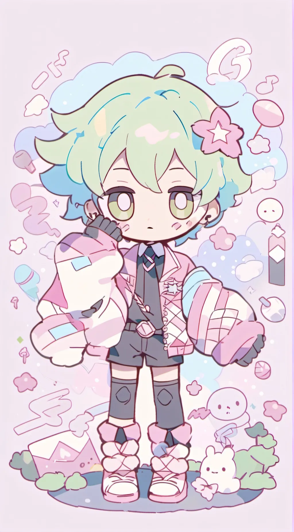 ai character: Pomni background