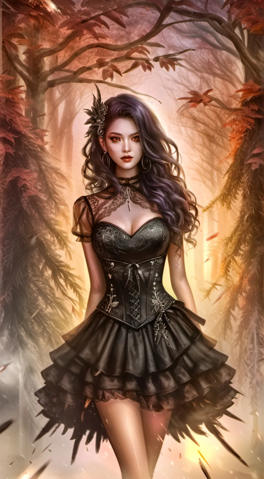 ai character: Rose background