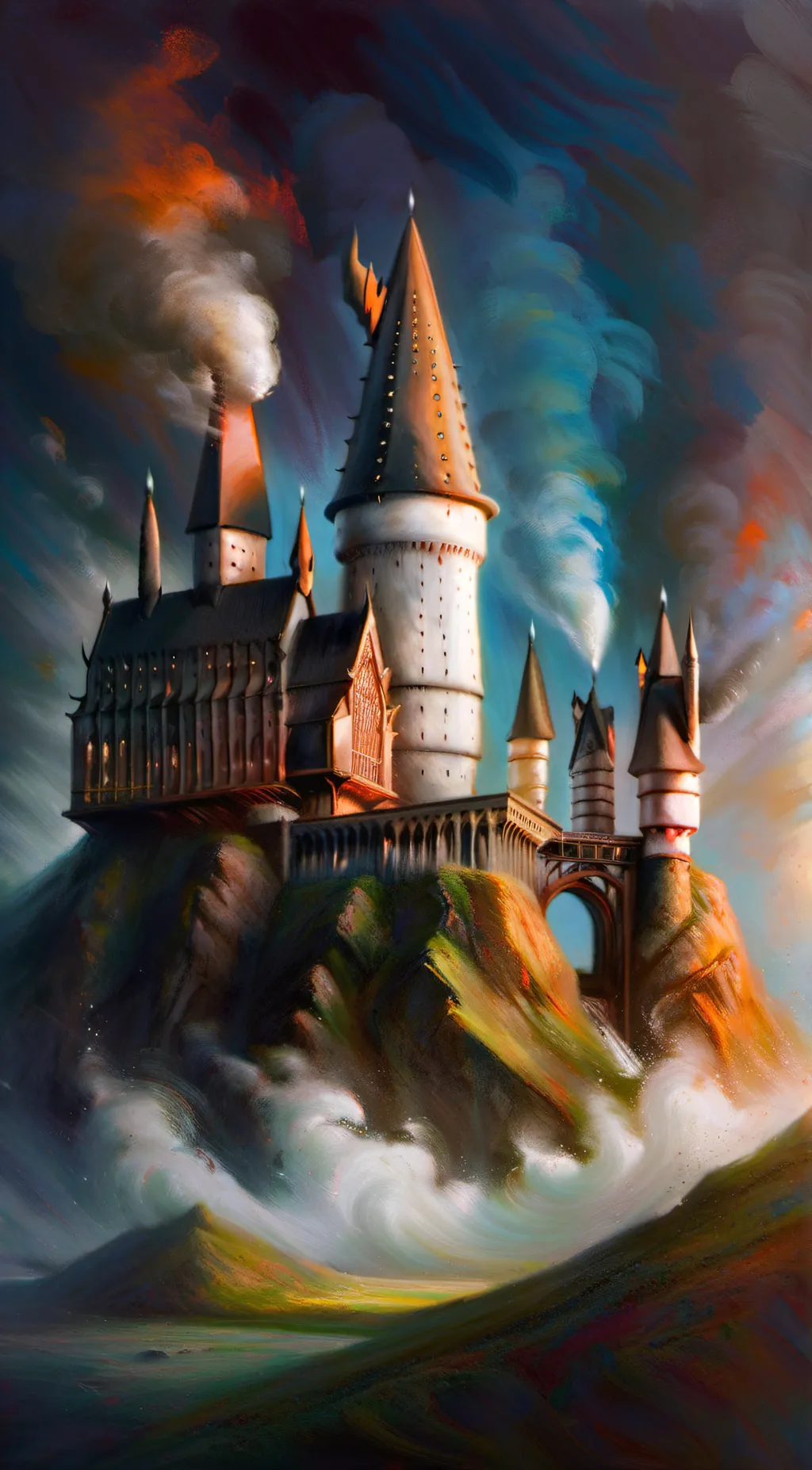 ai character: Hogwarts background