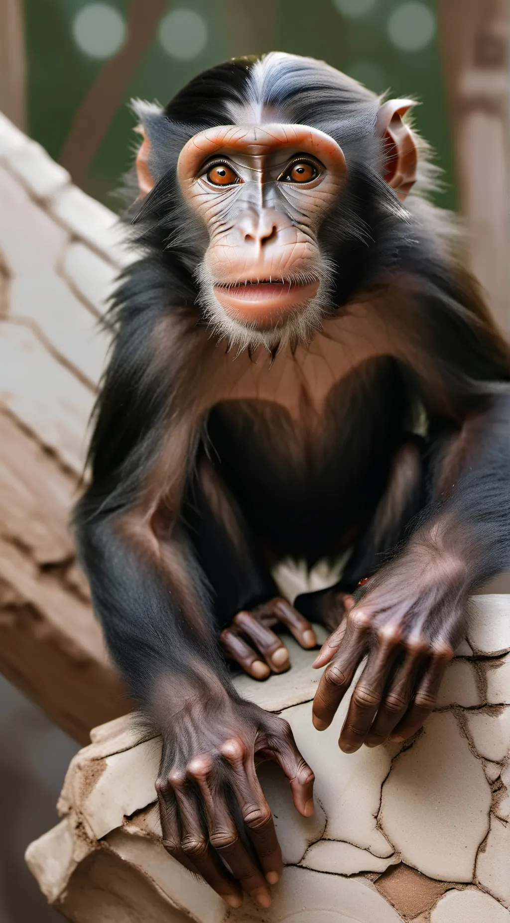 ai character: gorilla tag  background