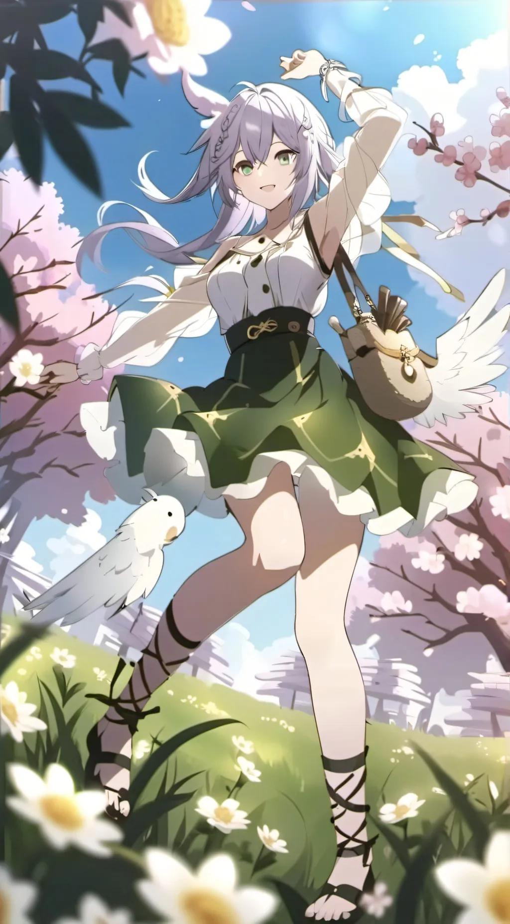 ai character: Sally  background