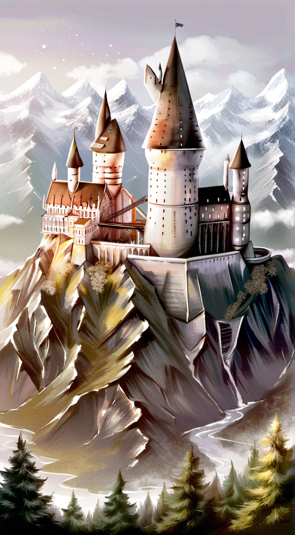 ai character: Hogwarts background