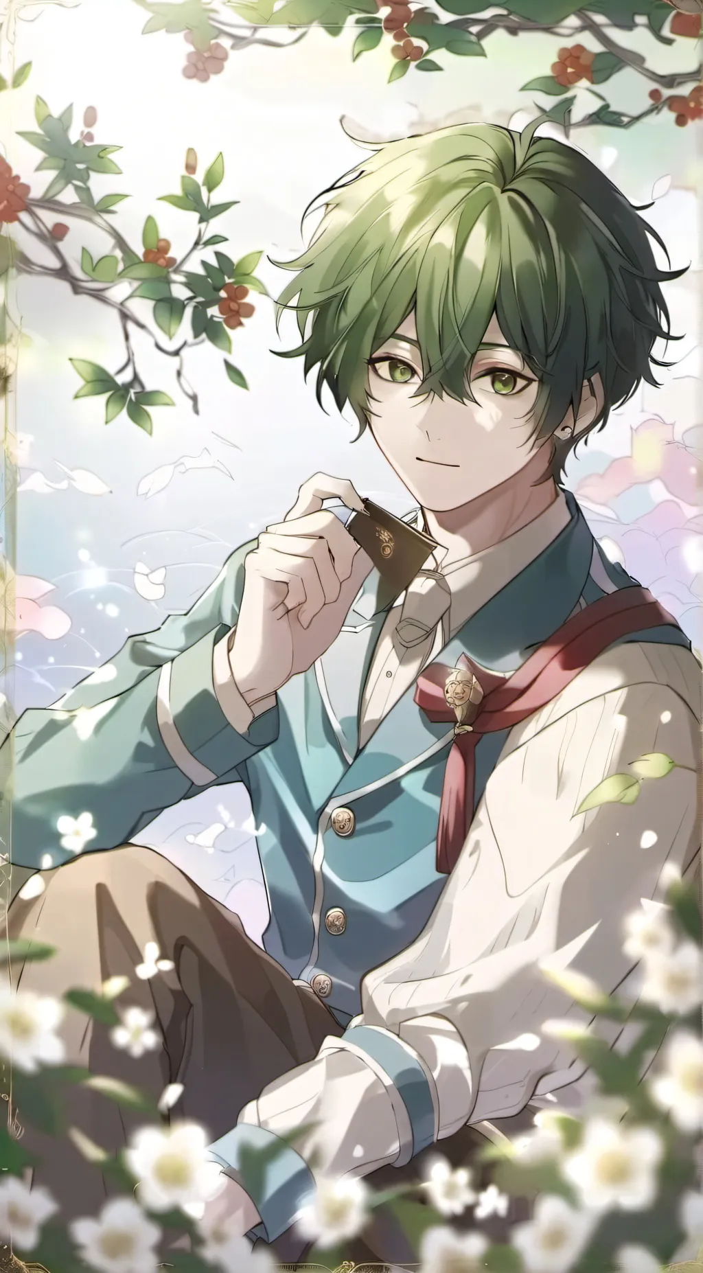 ai character: Izuku Midoriya background