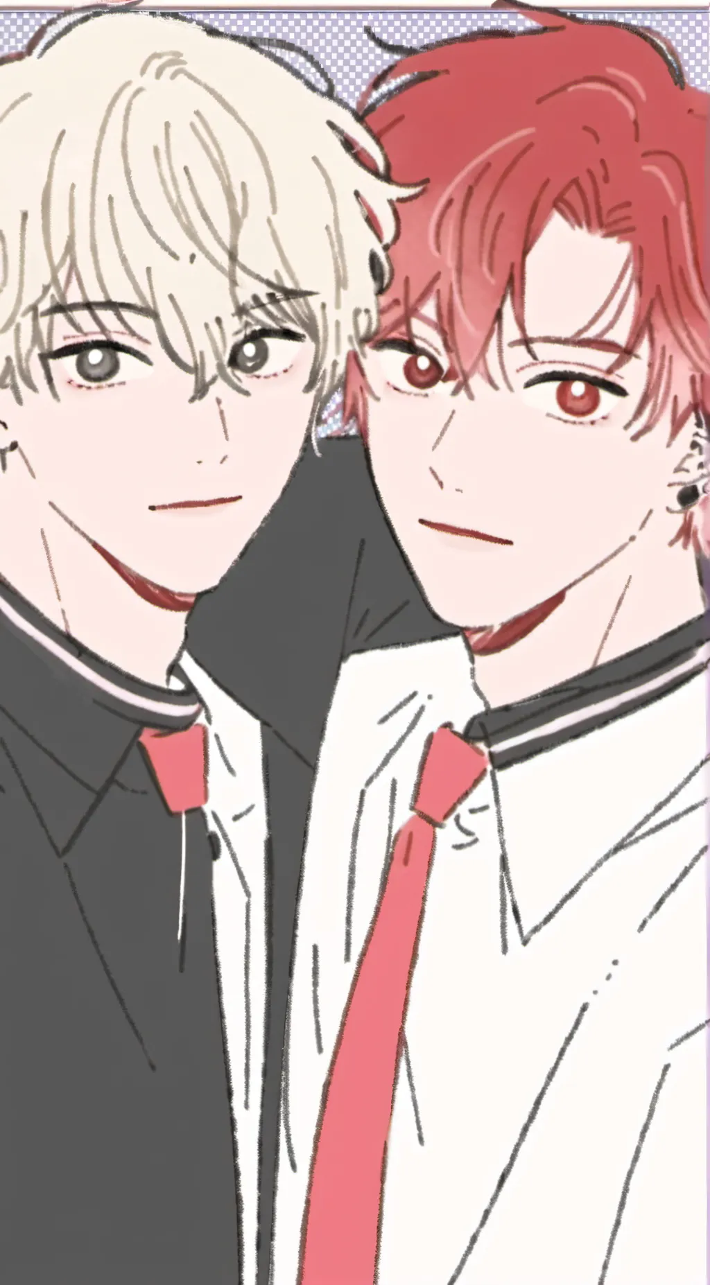 ai character: •Shoto•Bakugo• background