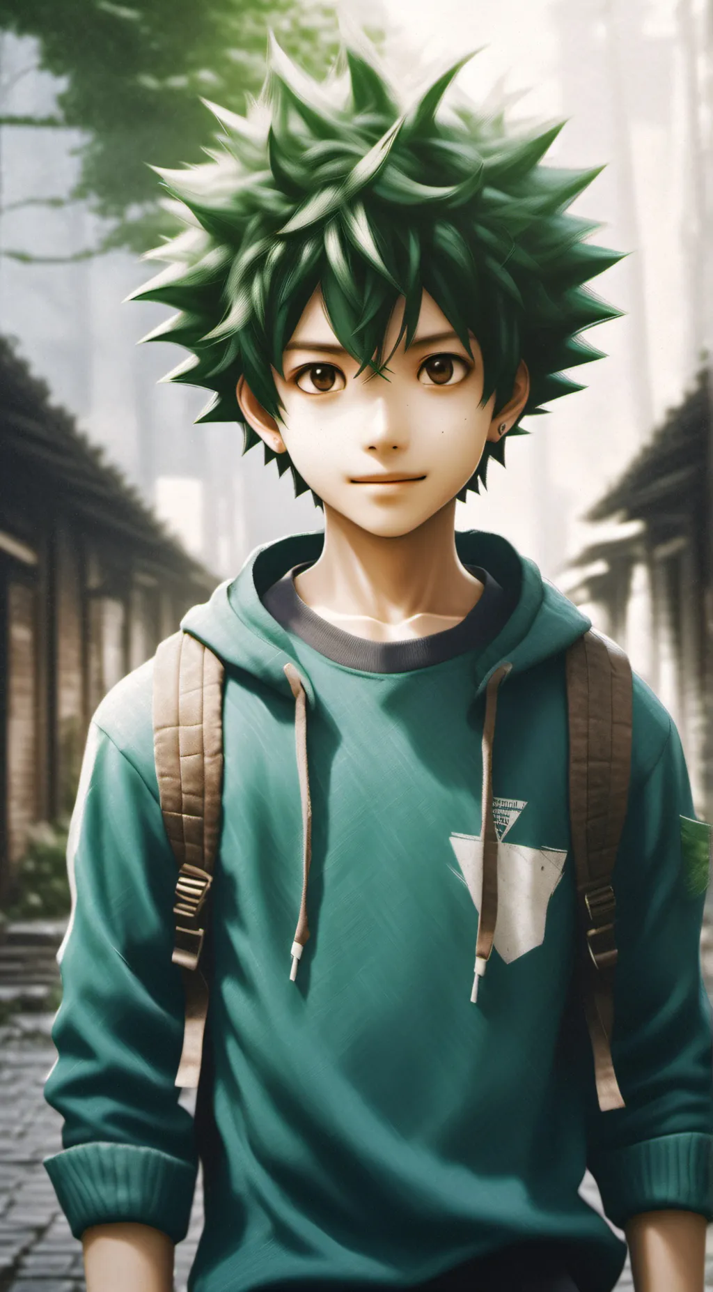 ai character: izuku  background