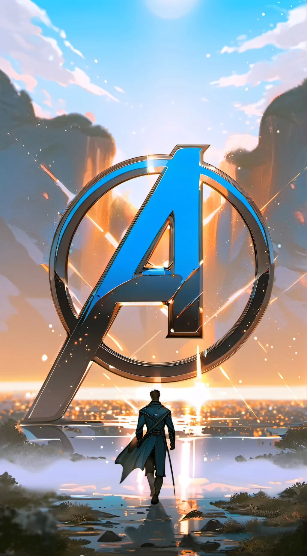 ai character: The Avengers background