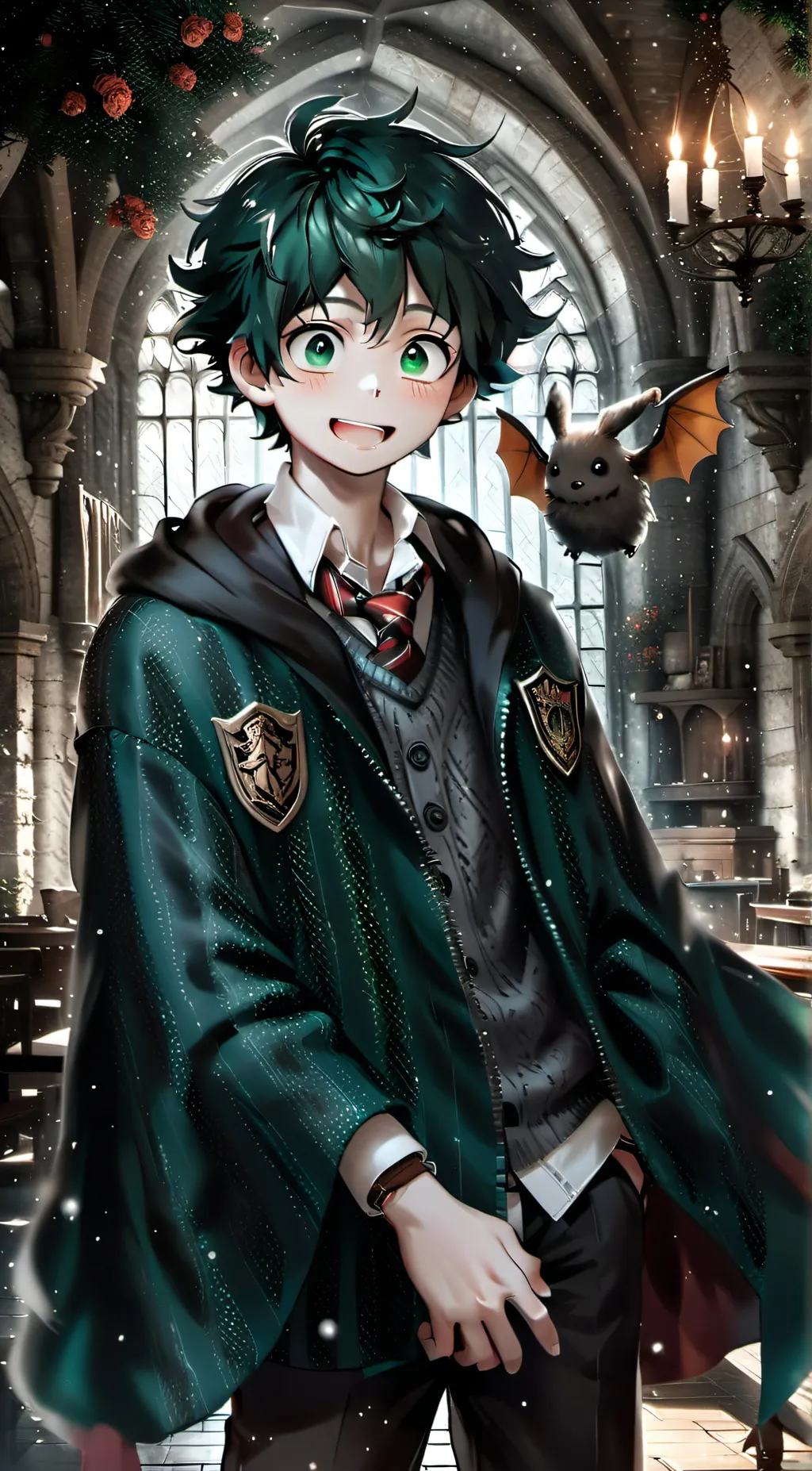 ai character: bkdk in hogwarts  background
