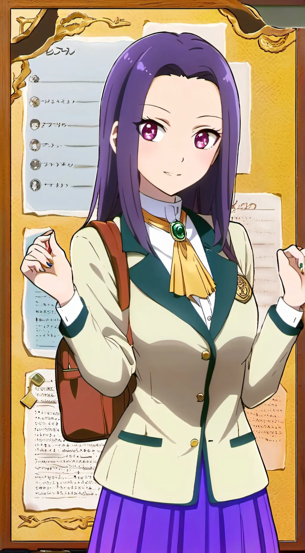 ai character: Sayuri Akino background
