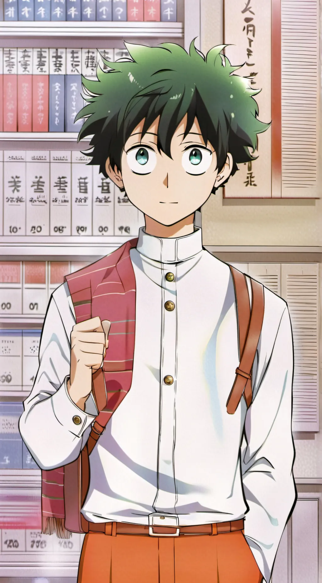 ai character: deku background
