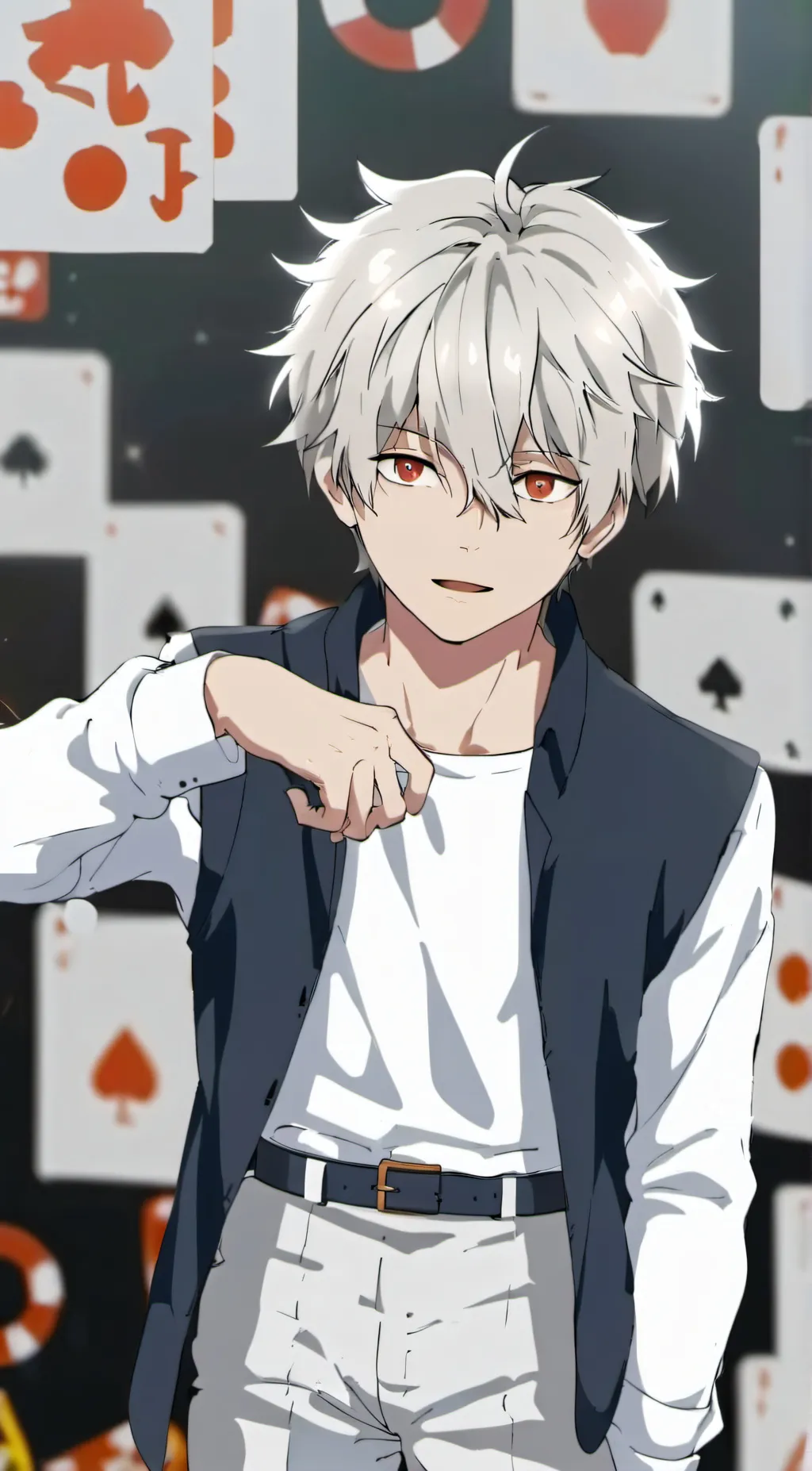 ai character: Bakugo background