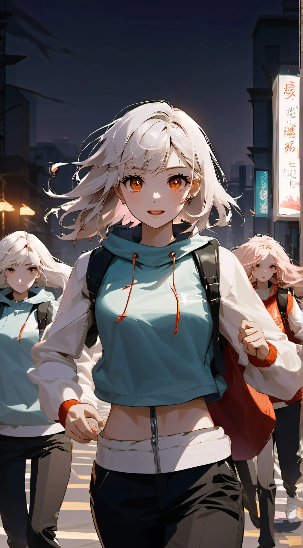 ai character: Produce 35(Girls) background