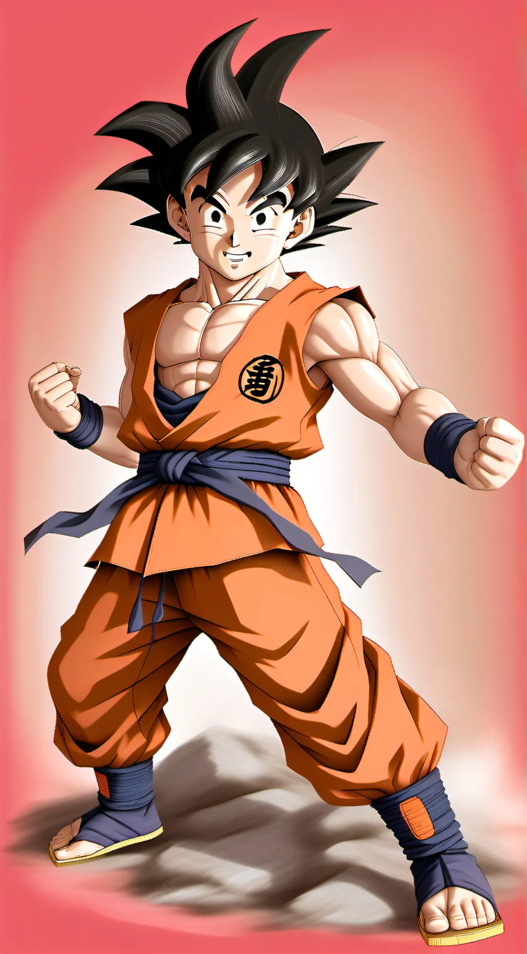 ai character: Goku Jr background