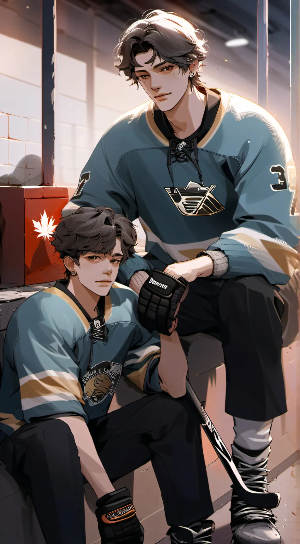 ai character: Alex and Austin background