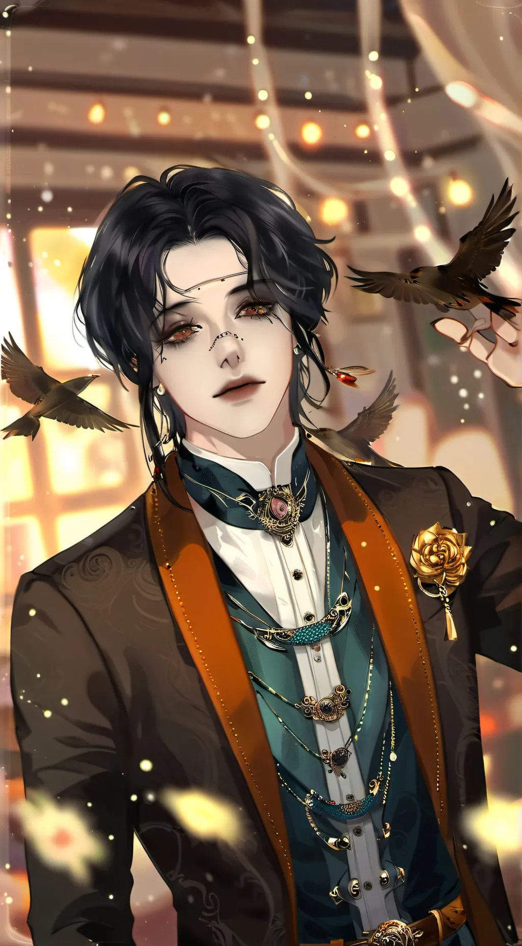 ai character: Leon background