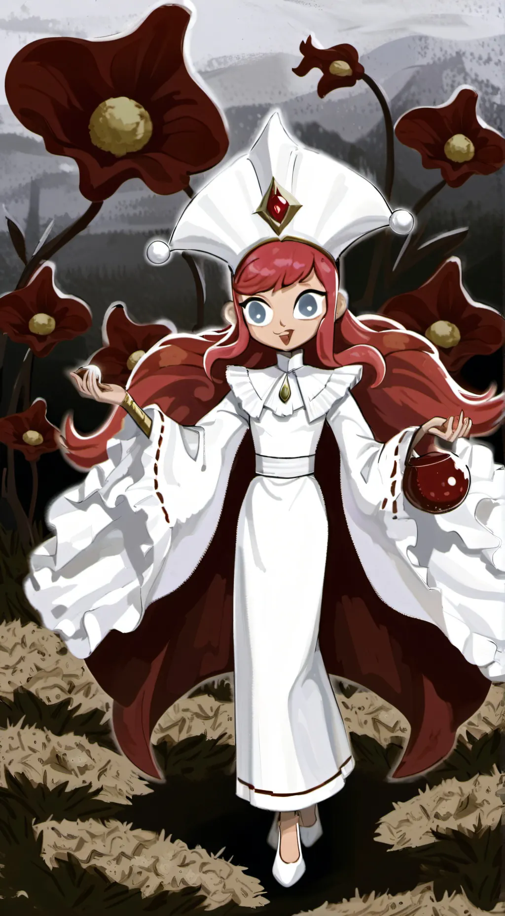 ai character: Tadc Christmas  background