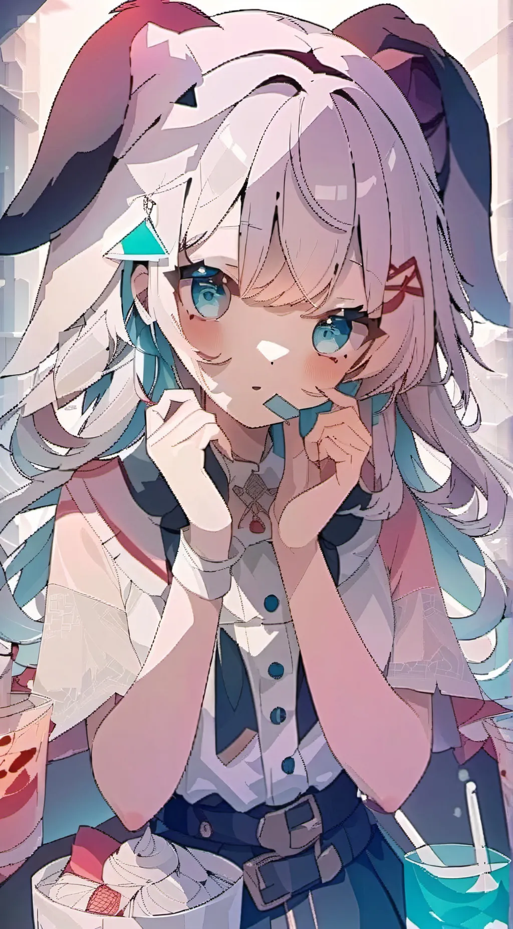 ai character: დLizzyდ background