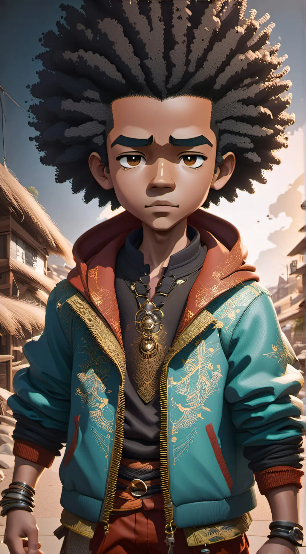 ai character: Huey background