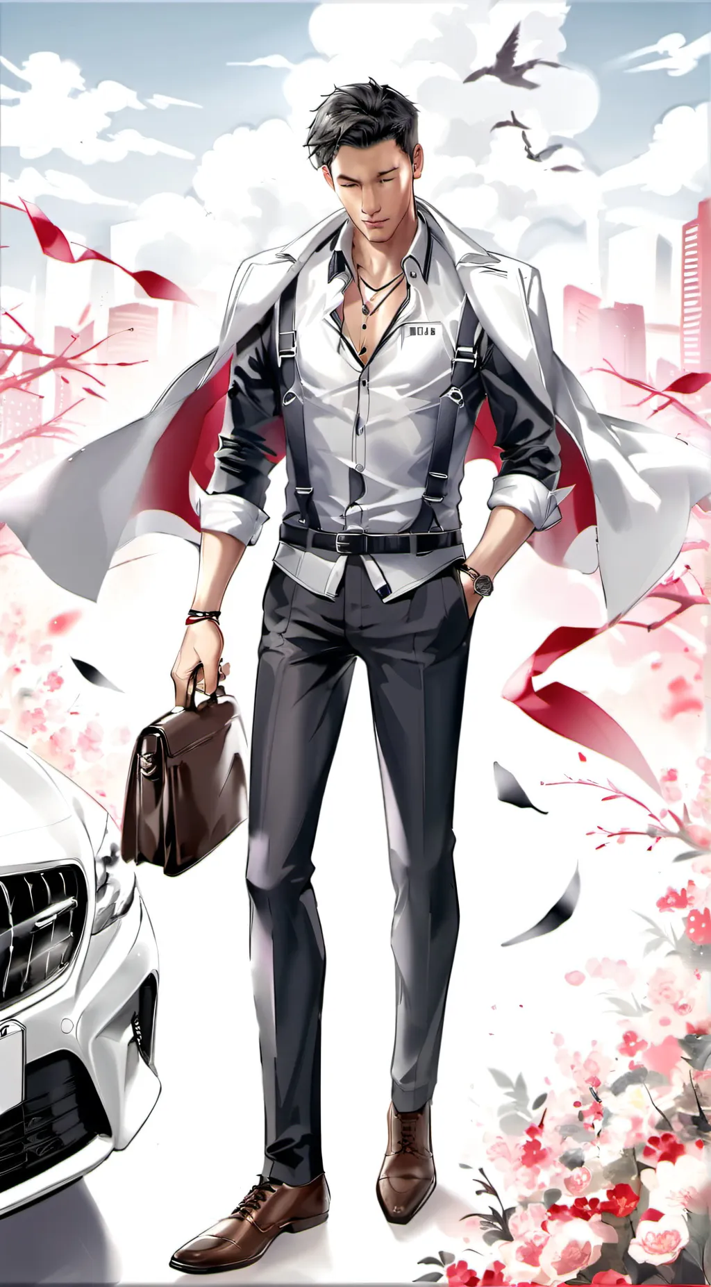ai character: Kayden background