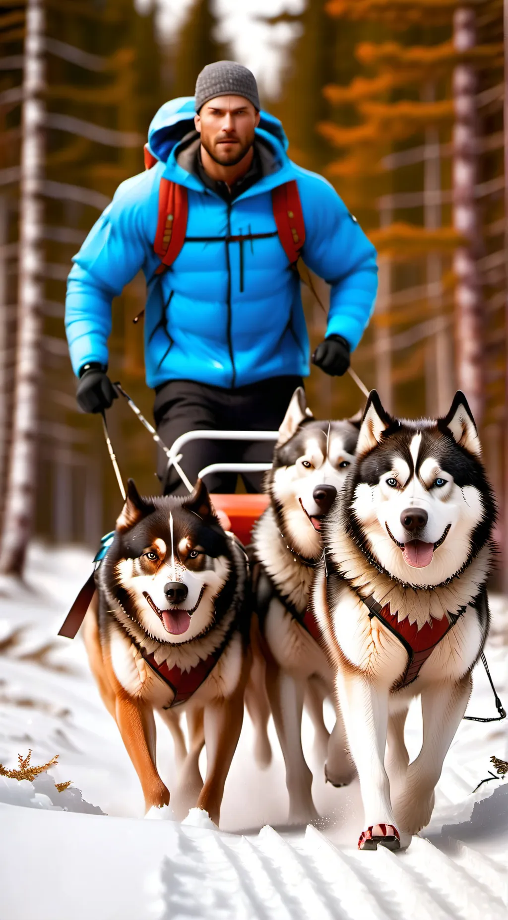 ai character: Sled Dog Simulator background