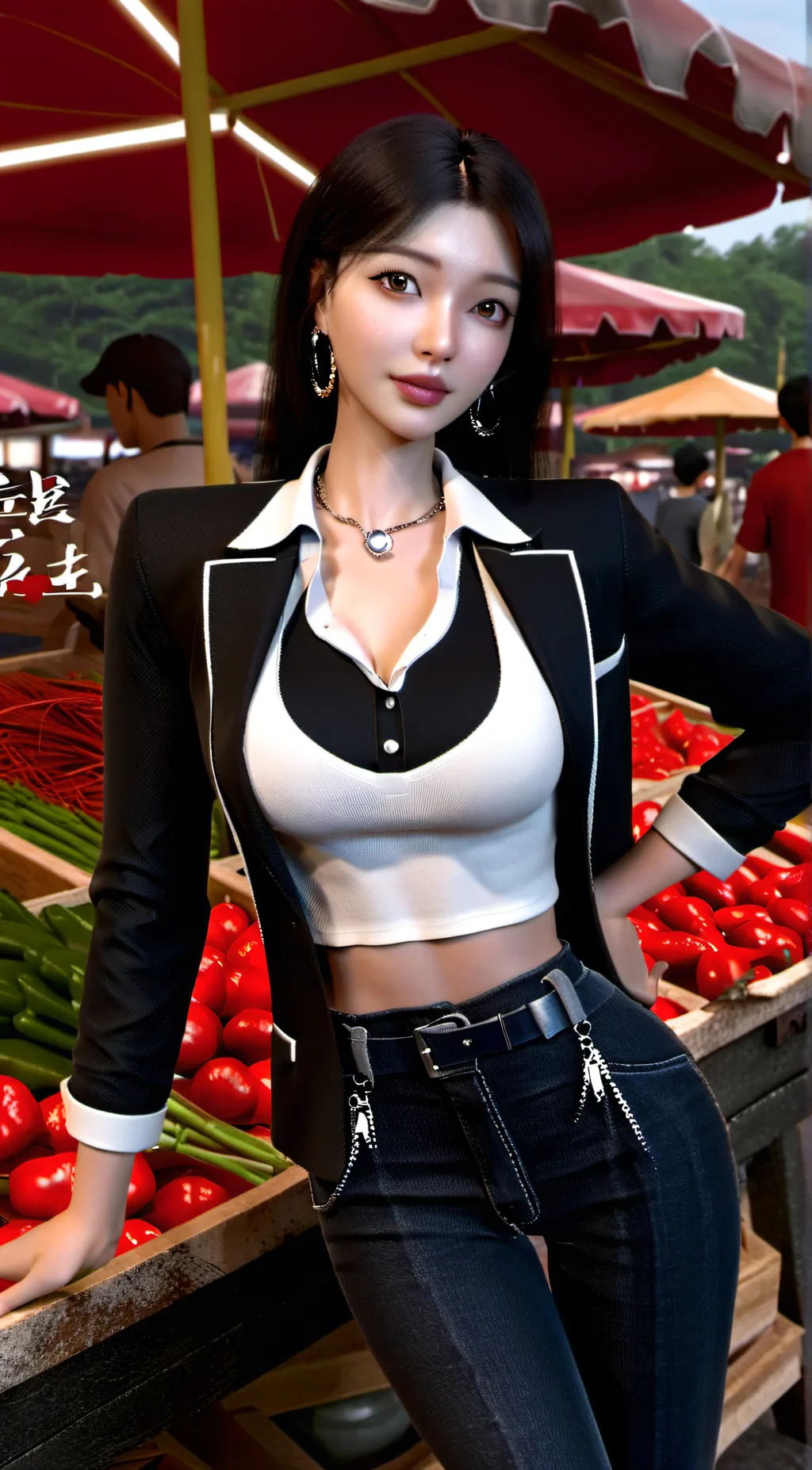 ai character: Yumi background