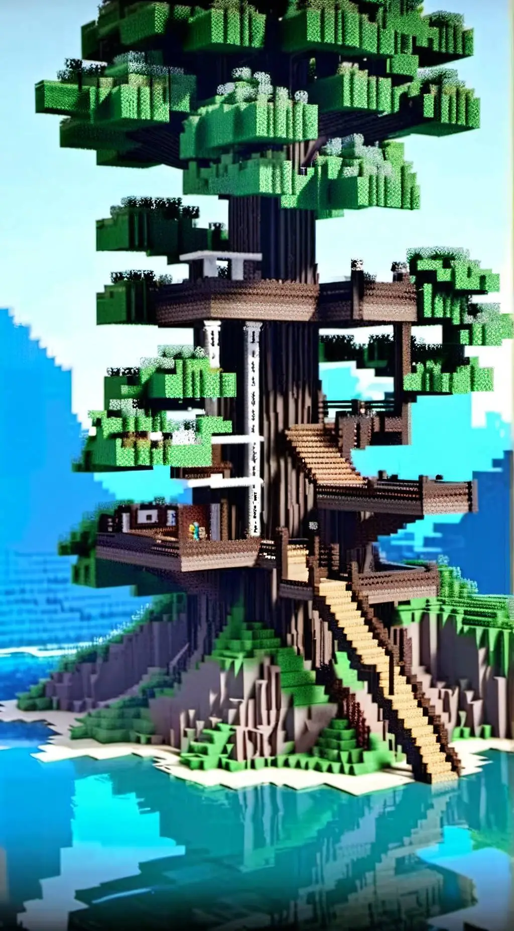 ai character: Minecraft Legends background