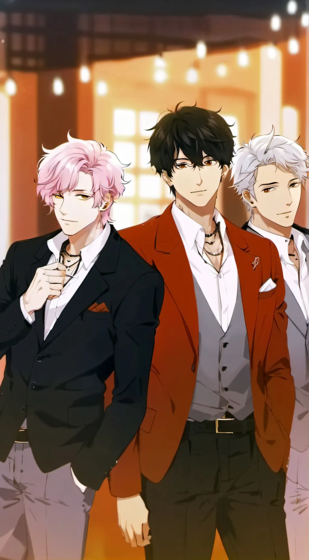 ai character: 3 mafia brothers  background