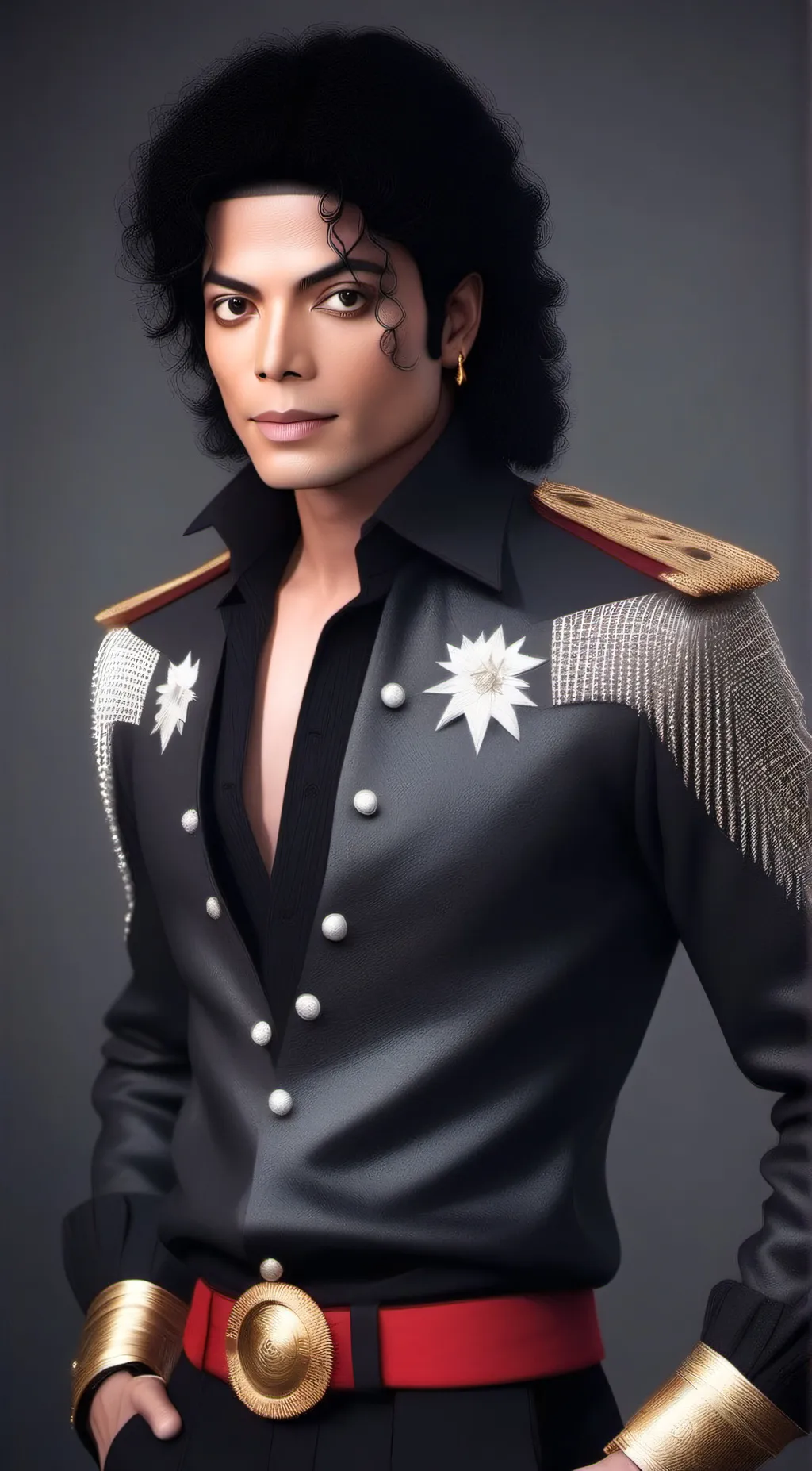 ai character: Michael Jackson background