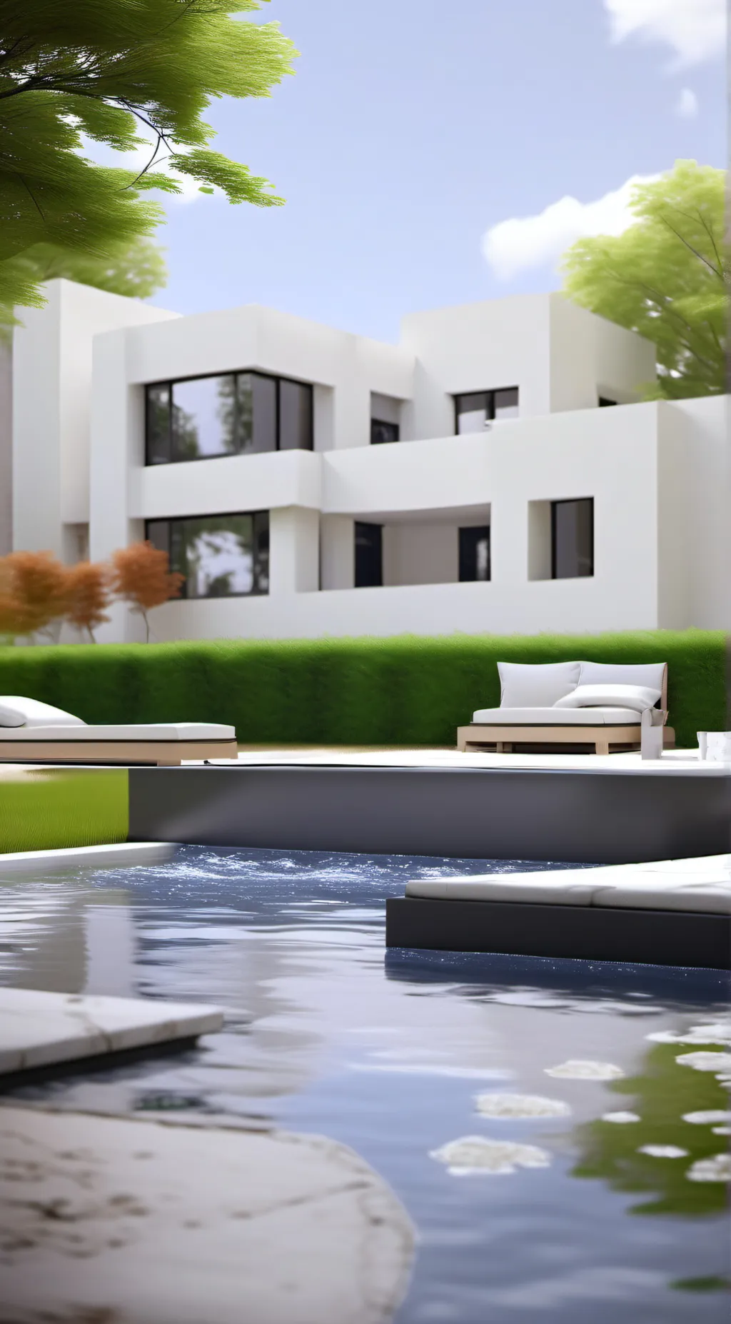 ai character: AMP house background
