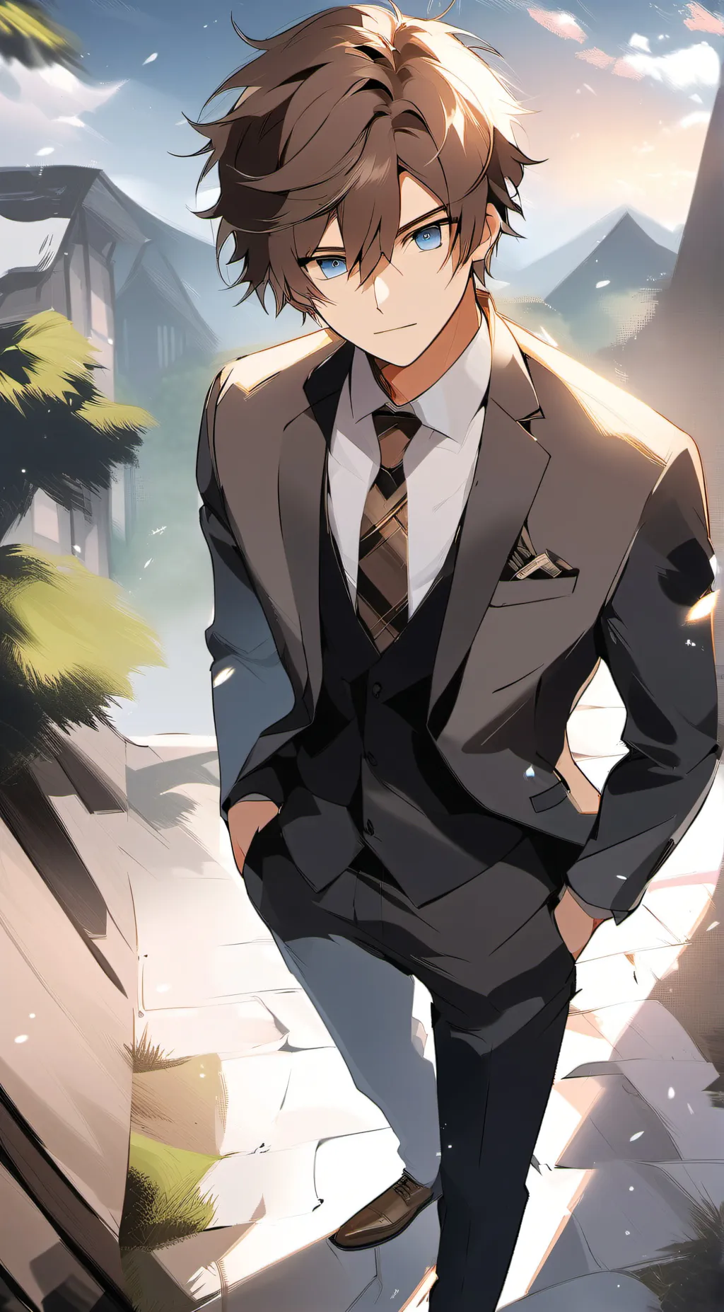 ai character: Adrian background