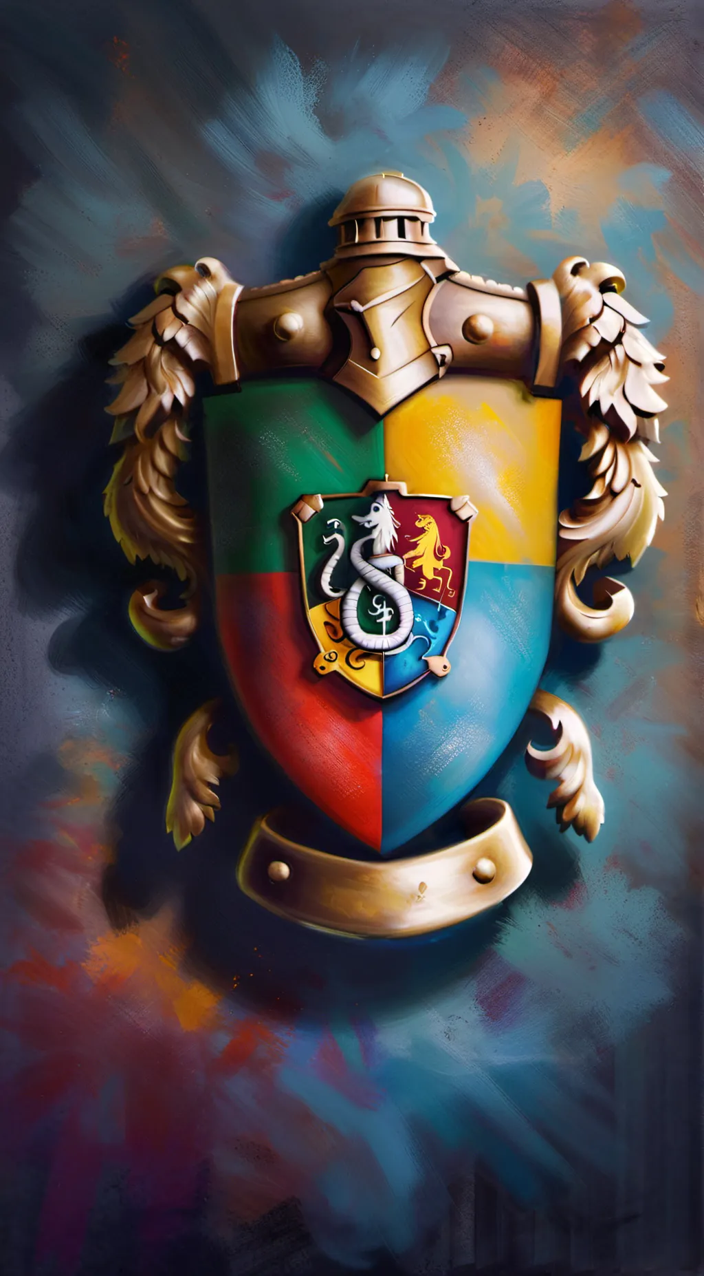 ai character: Hogwarts  background