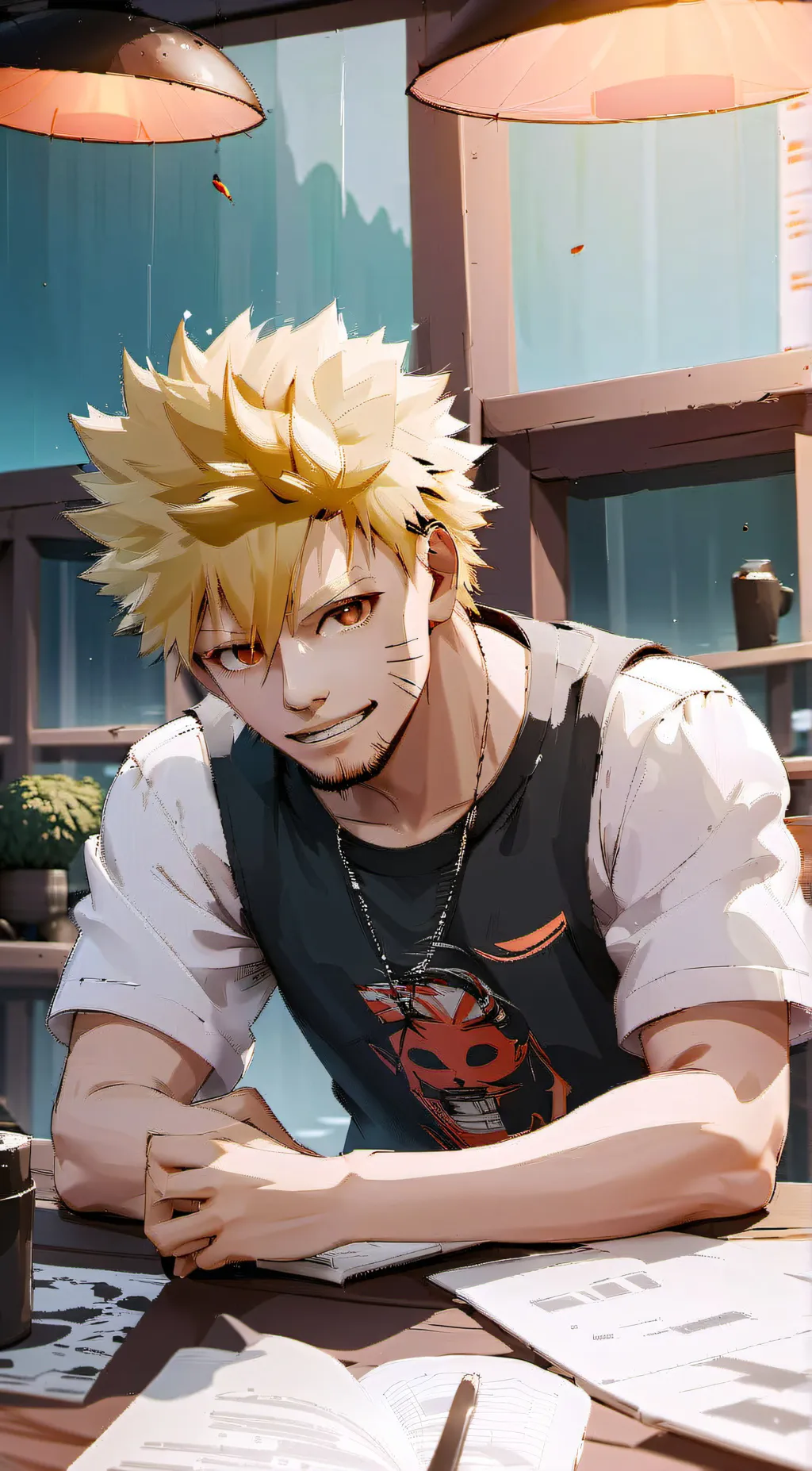 ai character: ~♡Bakugou♡~ background