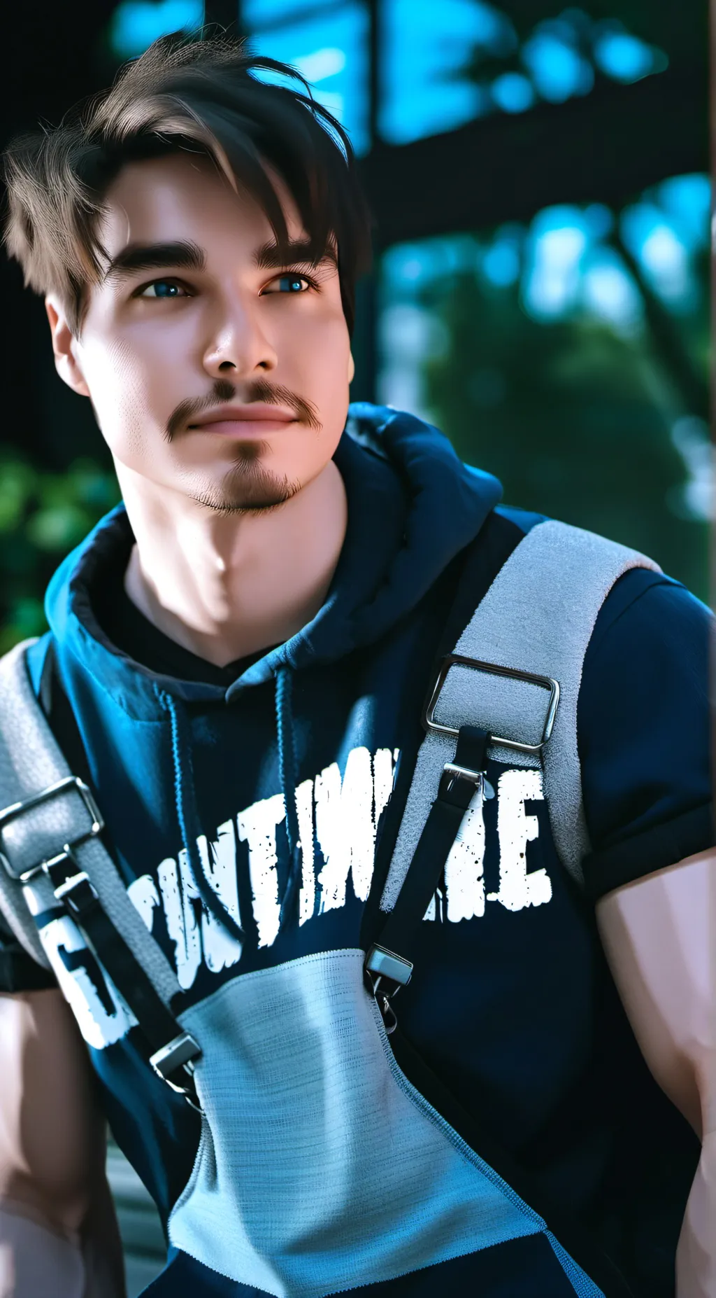 ai character: Colby Brock  background