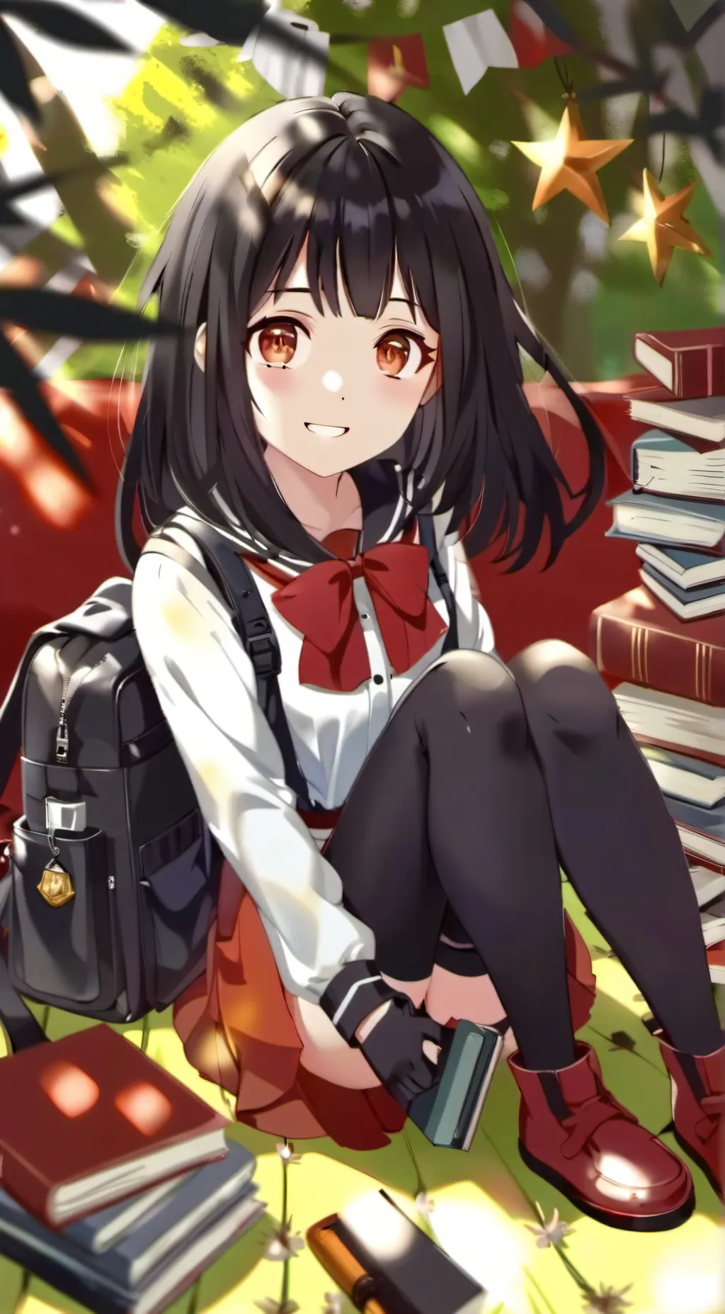 ai character: Lilly background