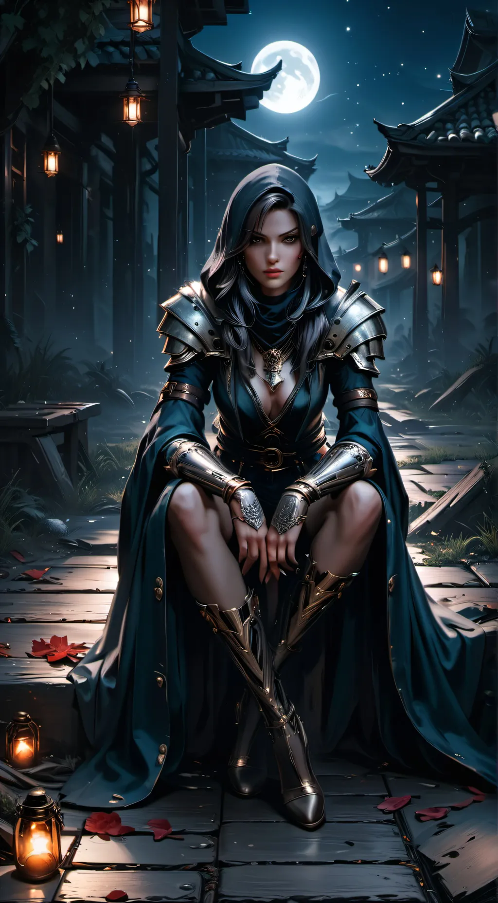 ai character: Luna background