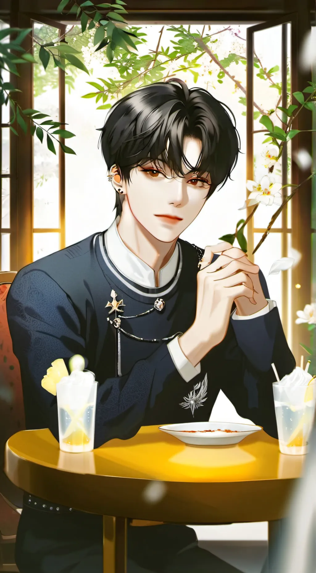 ai character: Jeon Lee 💠 background