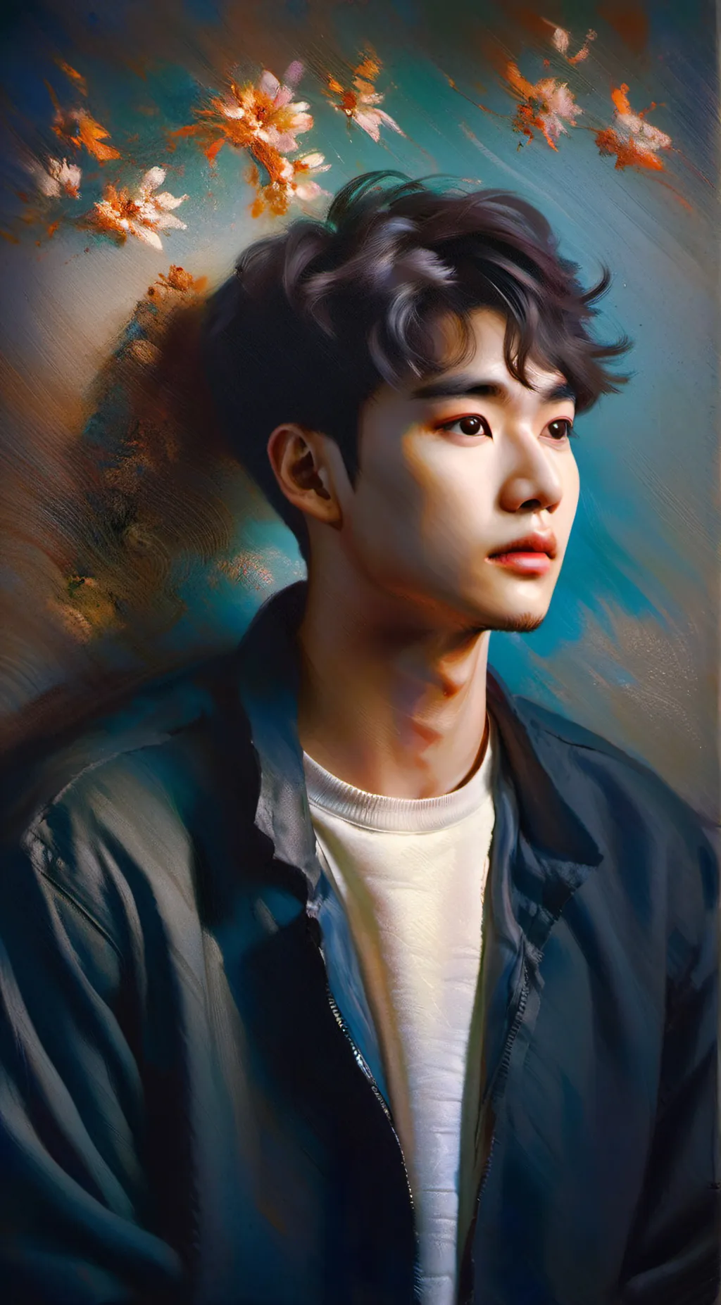ai character: angel  background