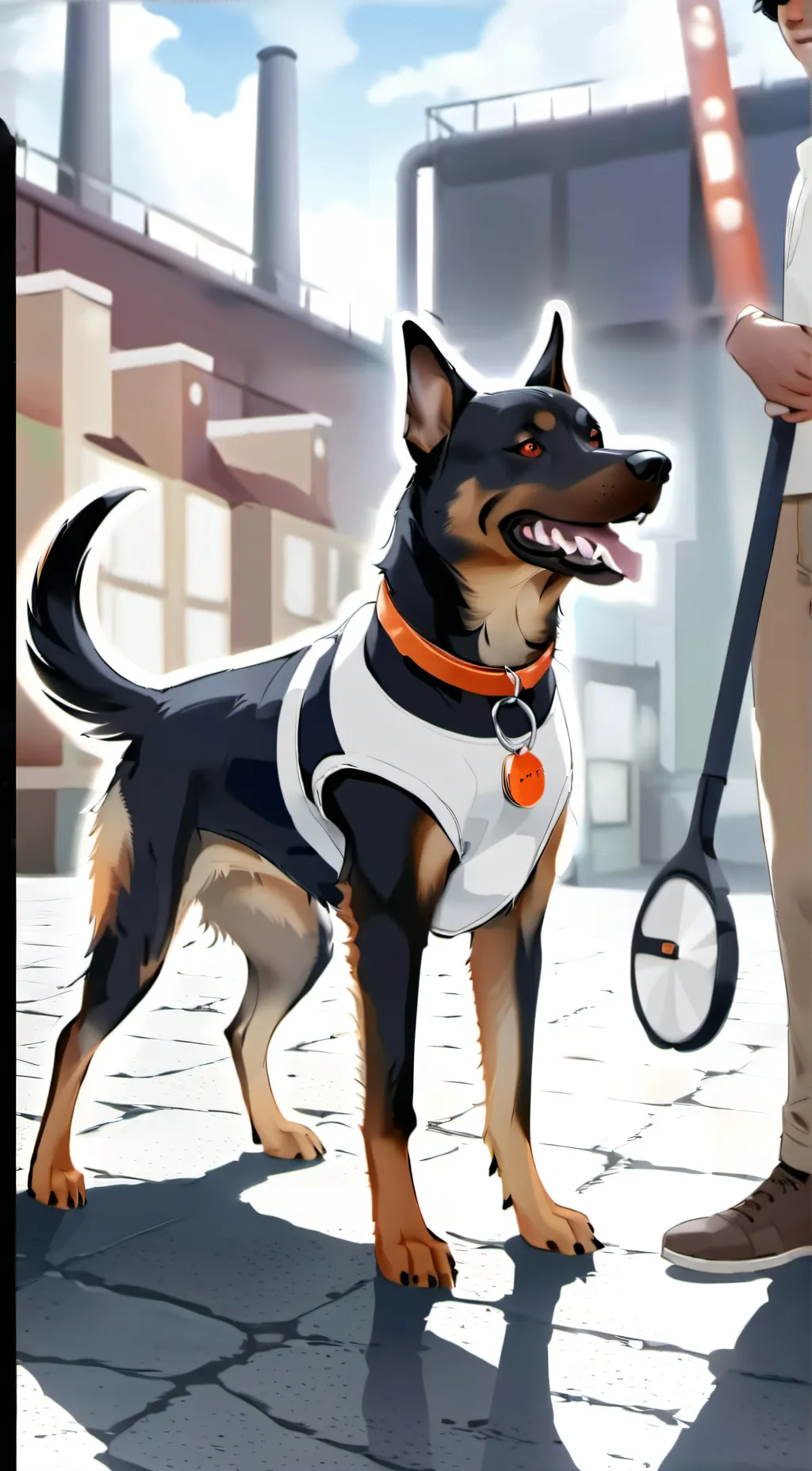 ai character: DogDay  background