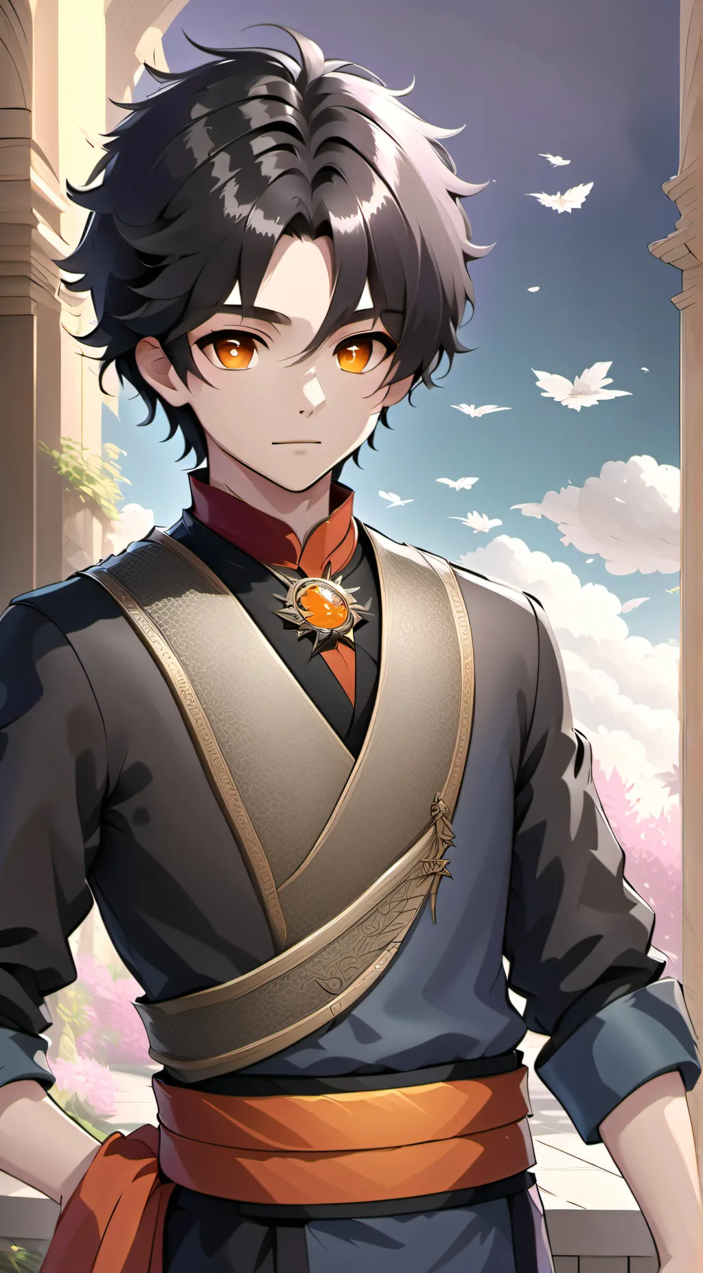 ai character: Coal background